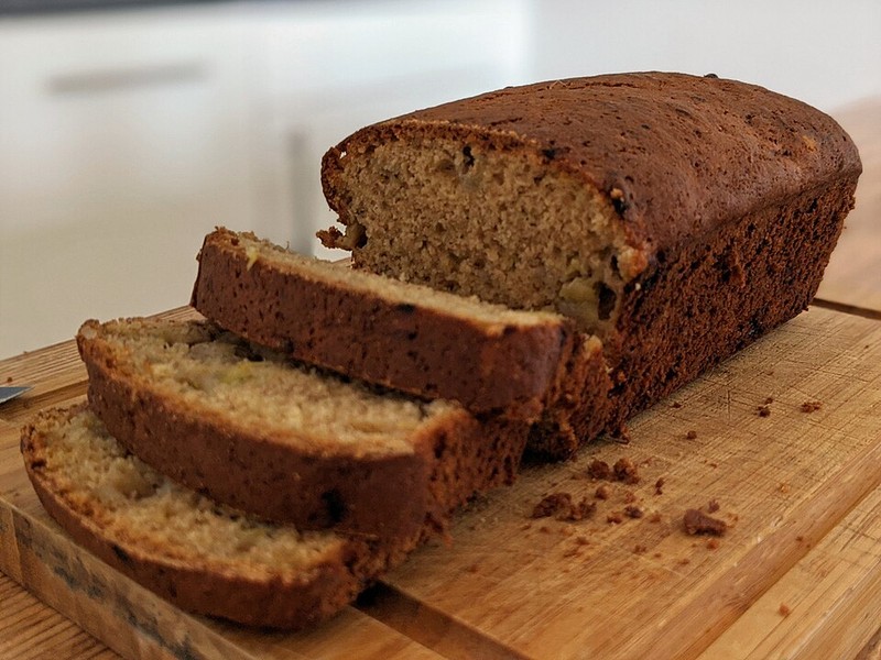 26. Pastel de Banana Sin Gluten Light